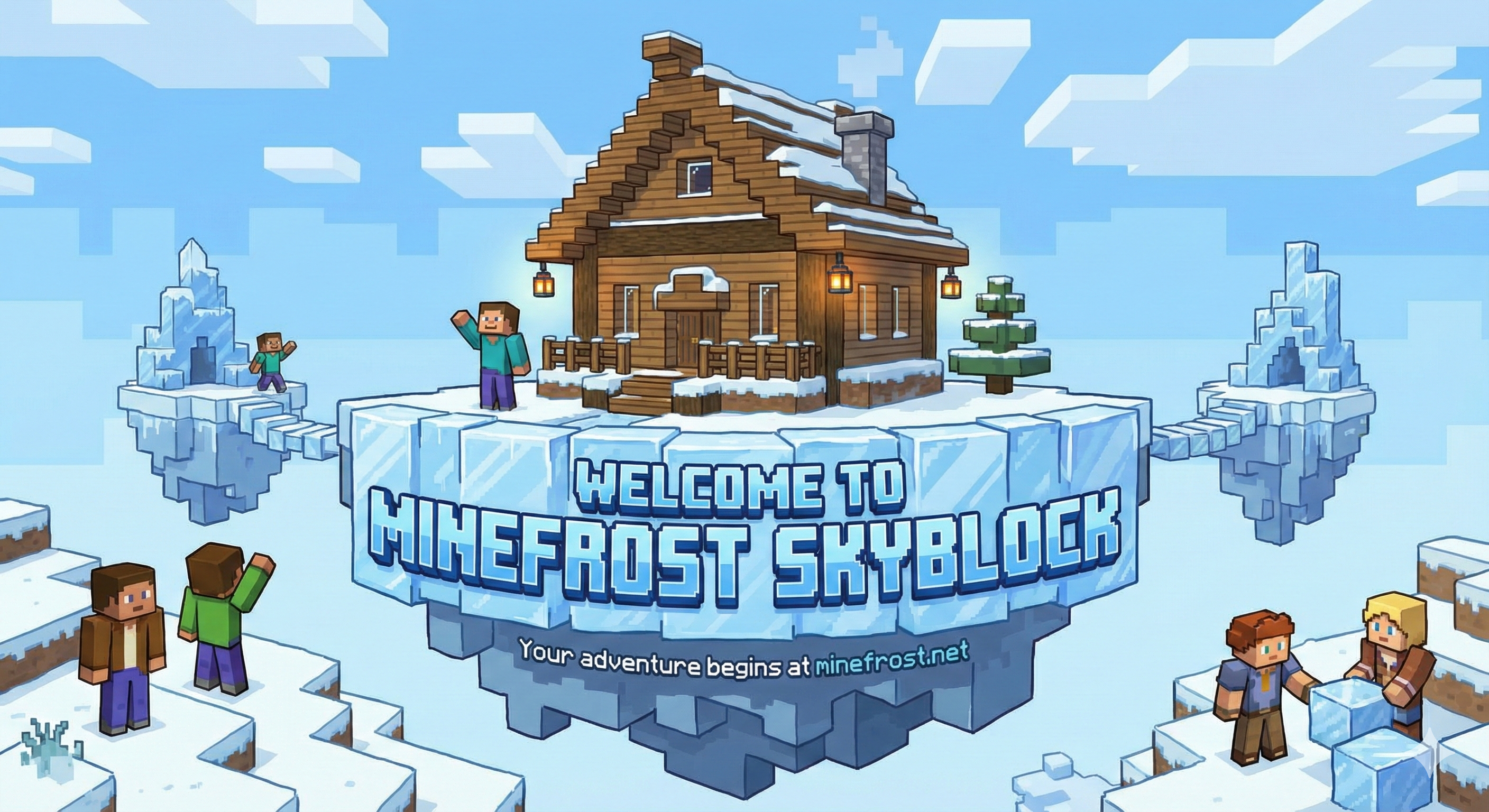 Welcome to MineFrost: The Ultimate Minecraft Skyblock Adventure Awaits!
